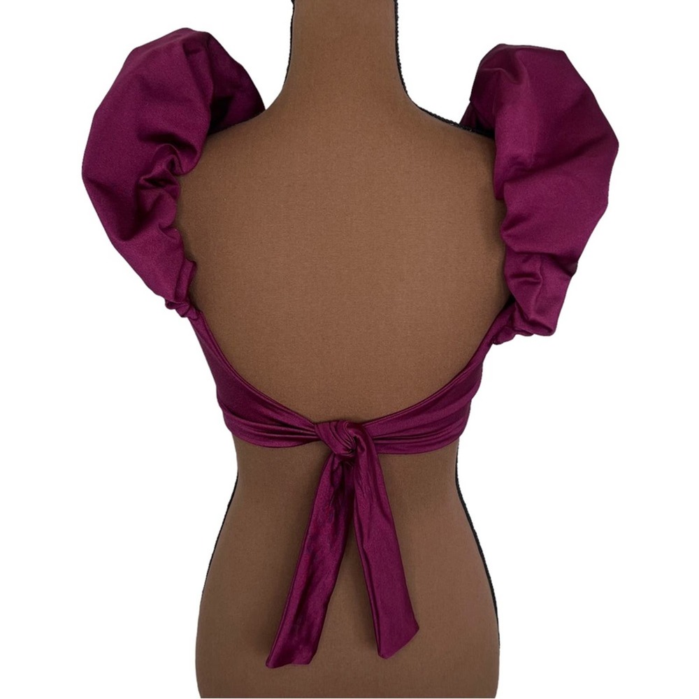 Maygel Coronel Ruffled Red Bikini Set - Picture 4 of 7